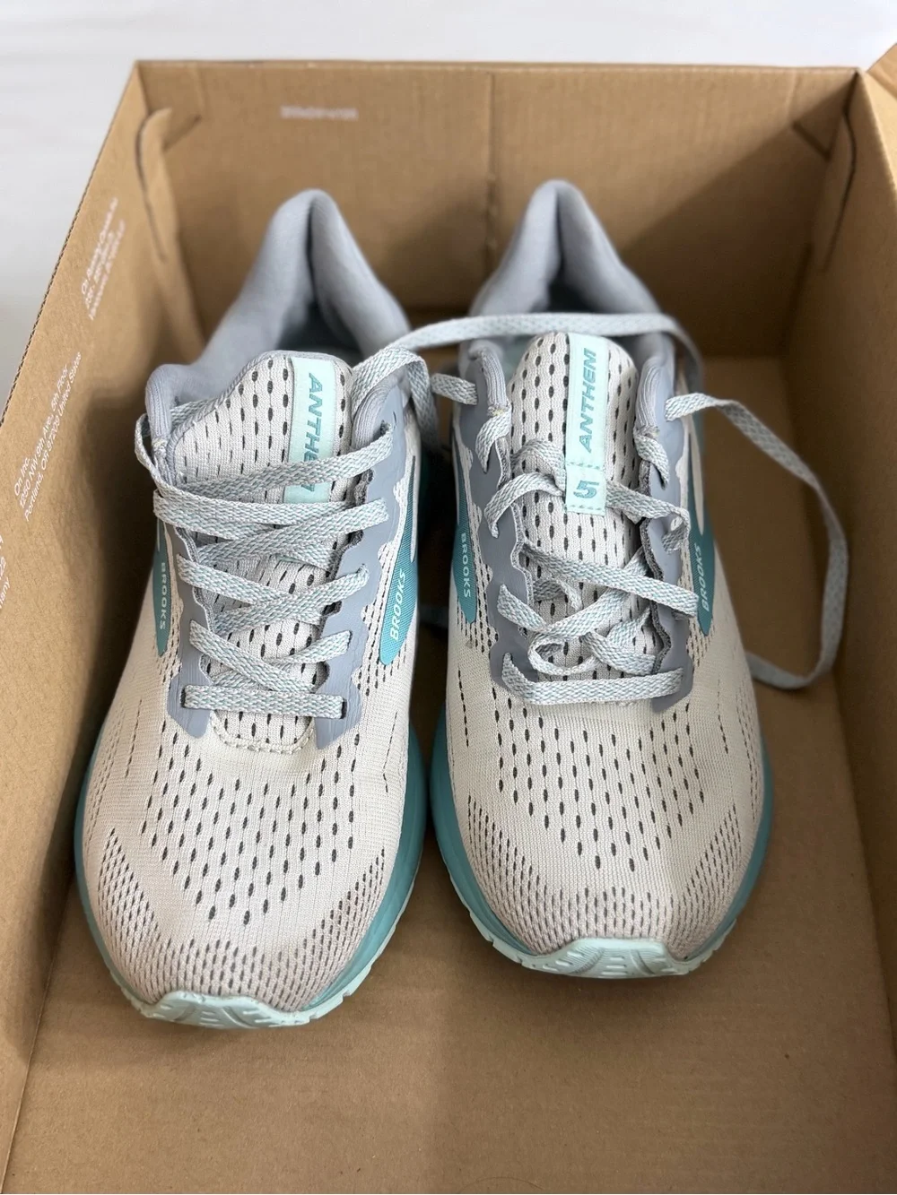 Brooks Women's Running Shoes - Gray & Aqua